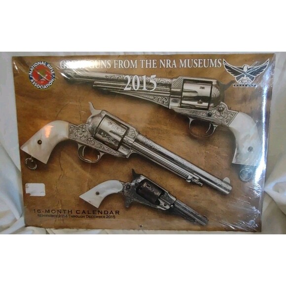 (2) NEW NRA Calendars 2014/15 Civil War Firearms & Great Guns Museum - Picture 2 of 5